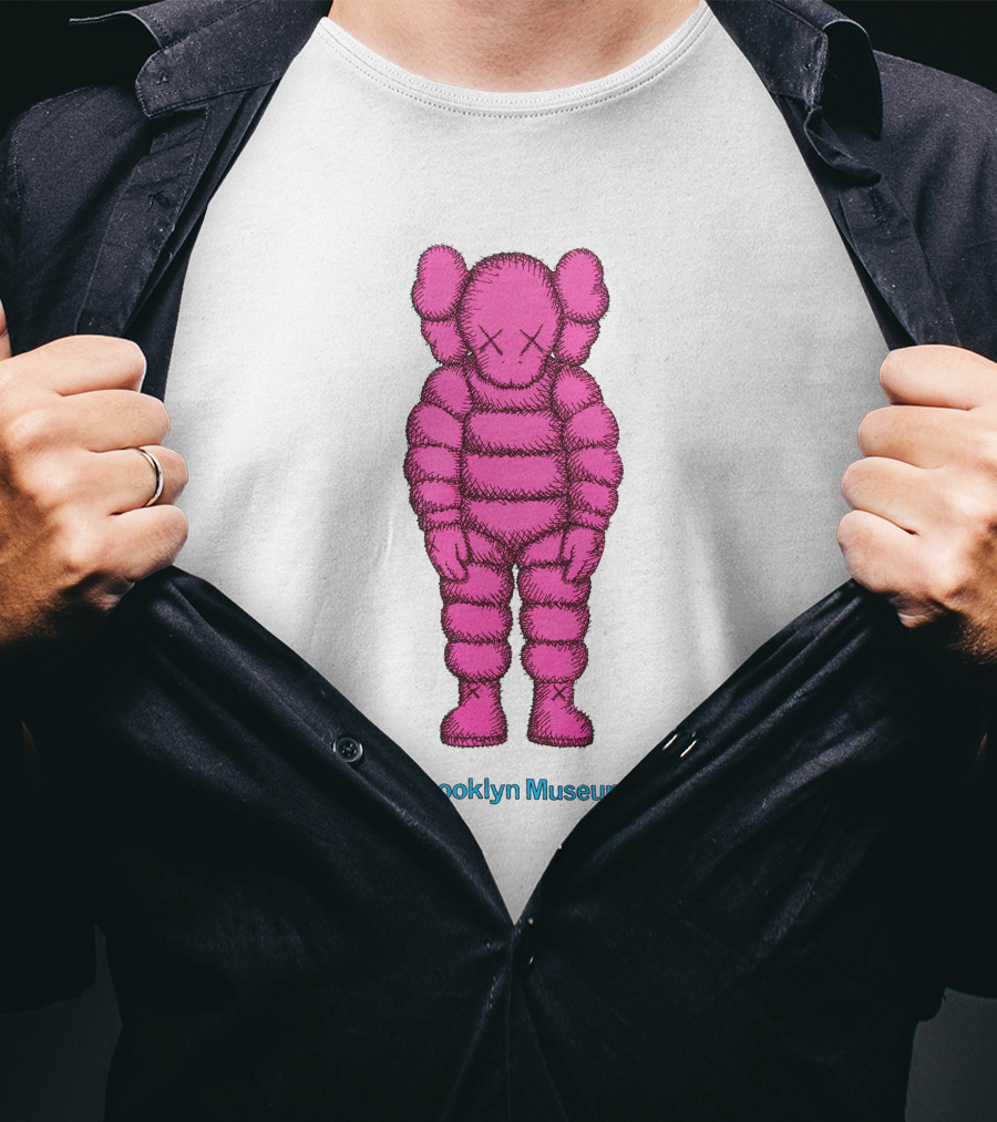 KAWS Pink Figure Brooklyn Museum T-Shirt