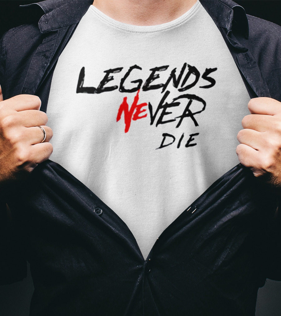 LEGENDS NEVER DIE White T-Shirt