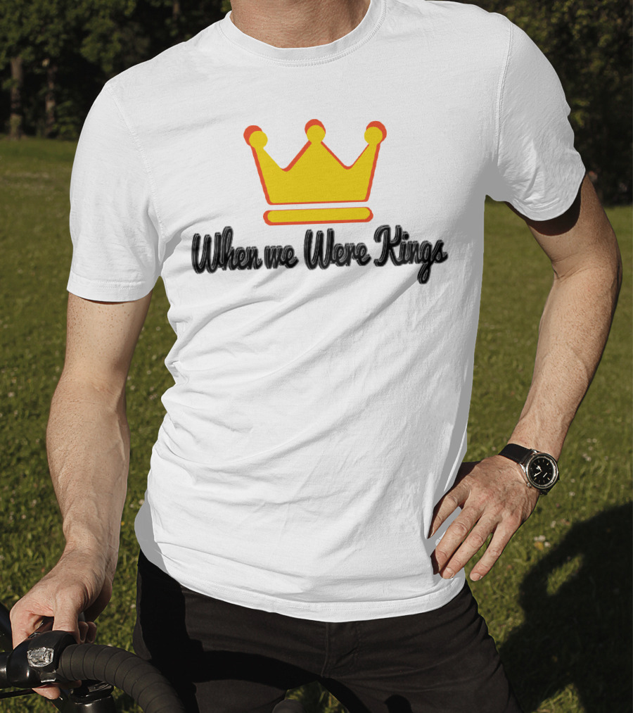 When We Were Kings BTSM Merchs Crown T-Shirt