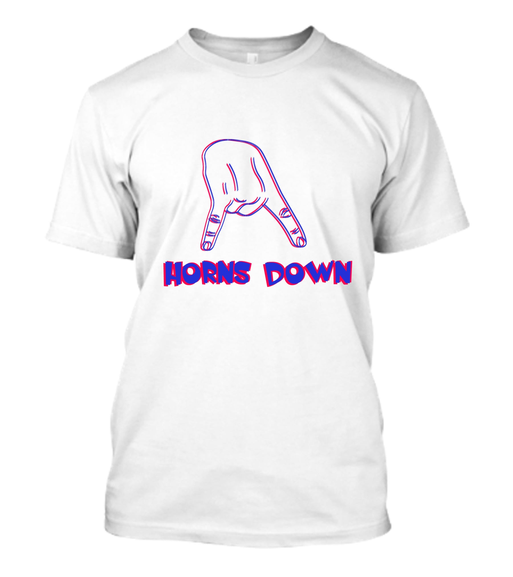 Horns Down Lala Berlin Hand T-Shirt