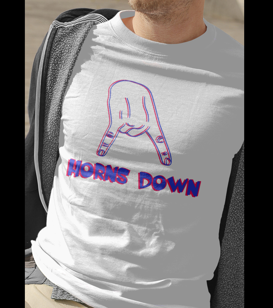 Horns Down Lala Berlin Hand T-Shirt