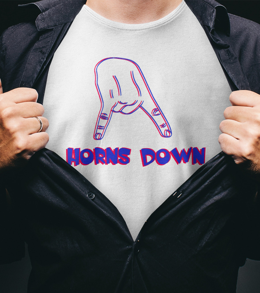 Horns Down Lala Berlin Hand T-Shirt