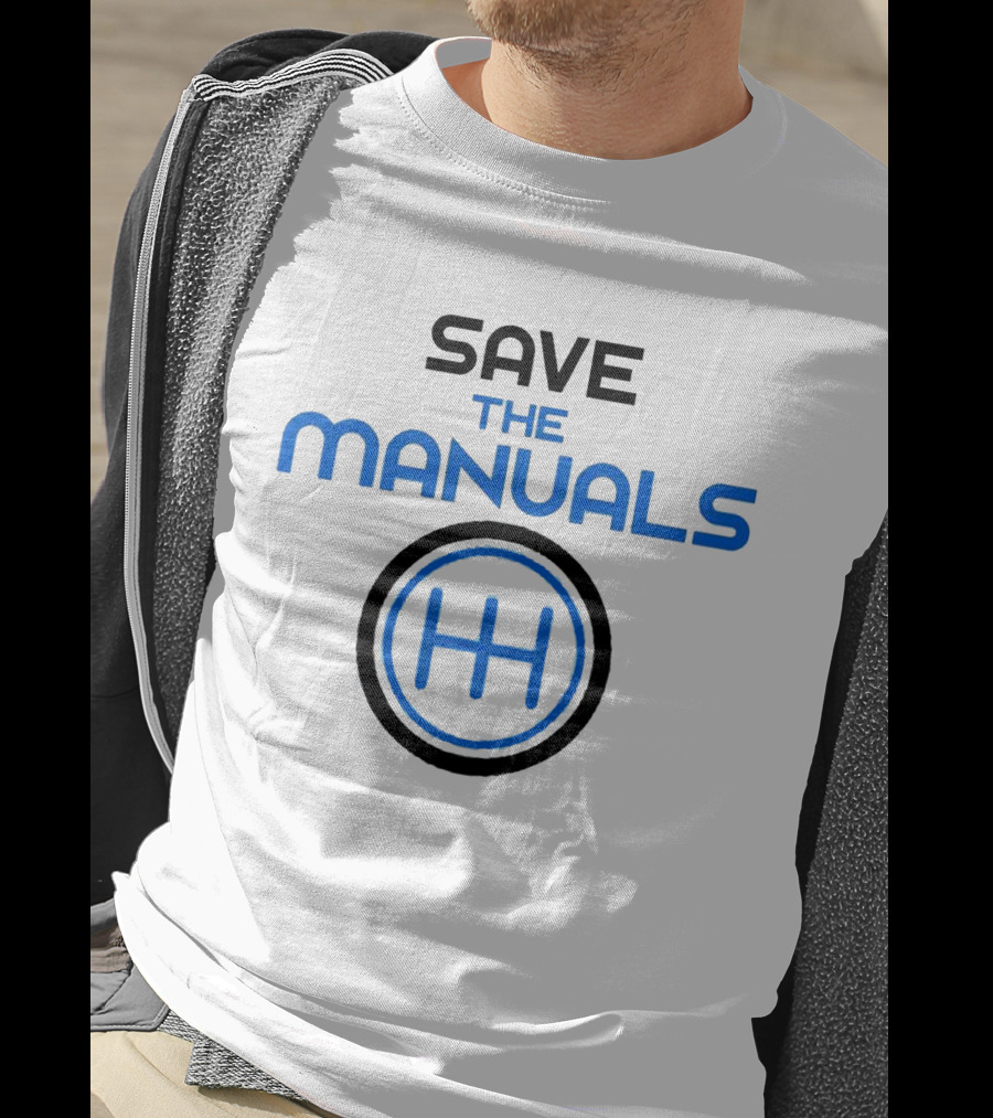 SAVE THE MANUALS Gear Shift T-Shirt