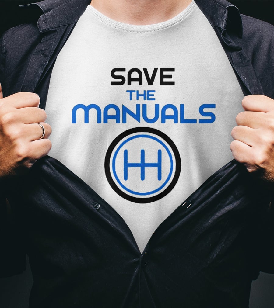 SAVE THE MANUALS Gear Shift T-Shirt