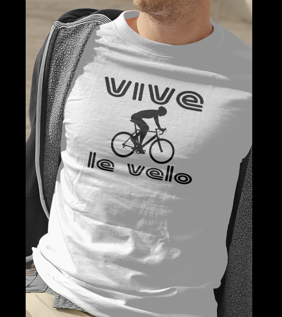 Vive Le Velo Cyclist T-Shirt