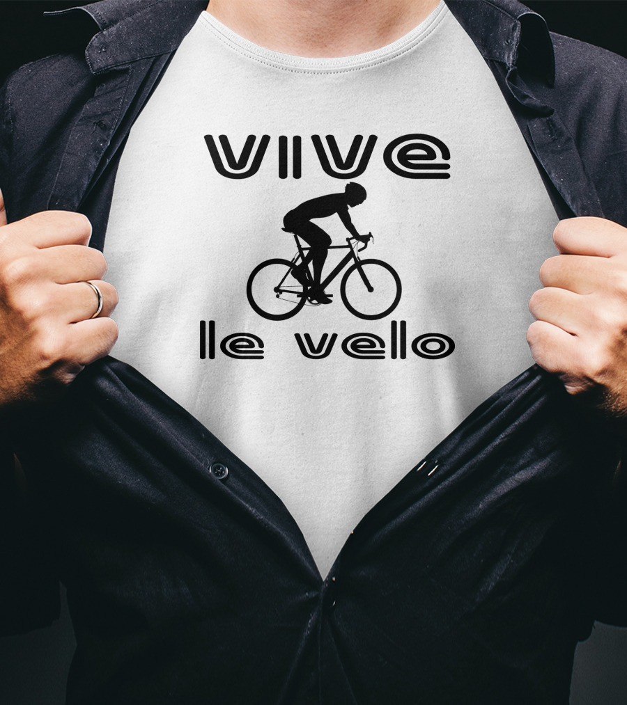 Vive Le Velo Cyclist T-Shirt