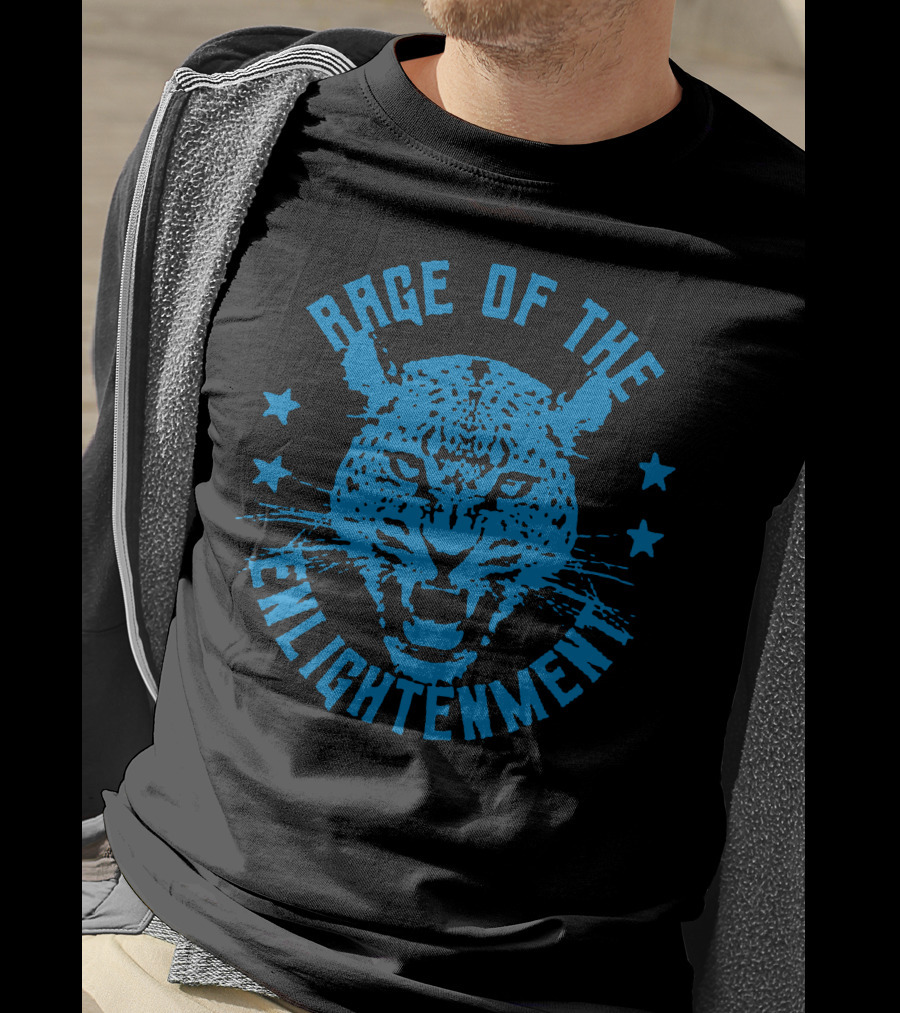 Rage Of The Enlightenment Leopard Head With Stars T-Shirt