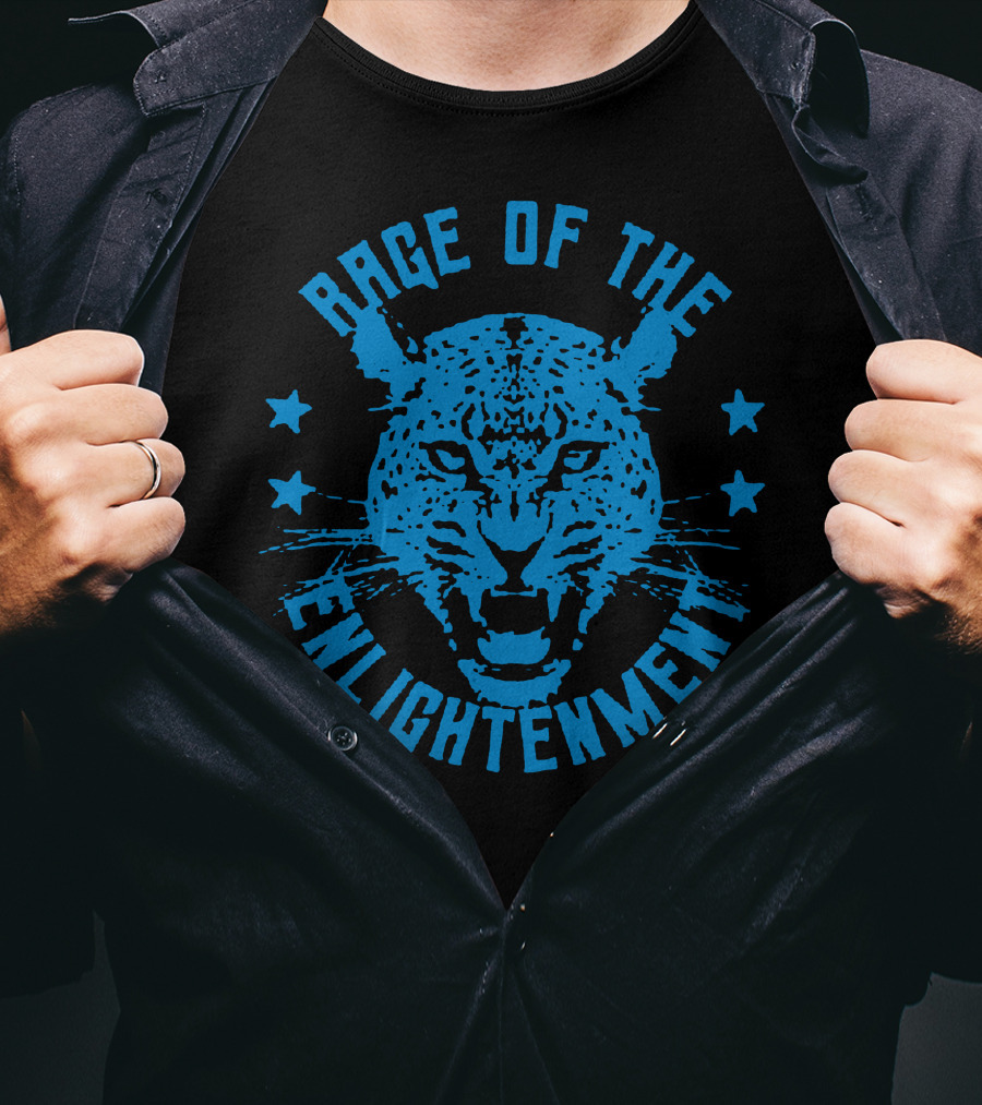 Rage Of The Enlightenment Leopard Head With Stars T-Shirt