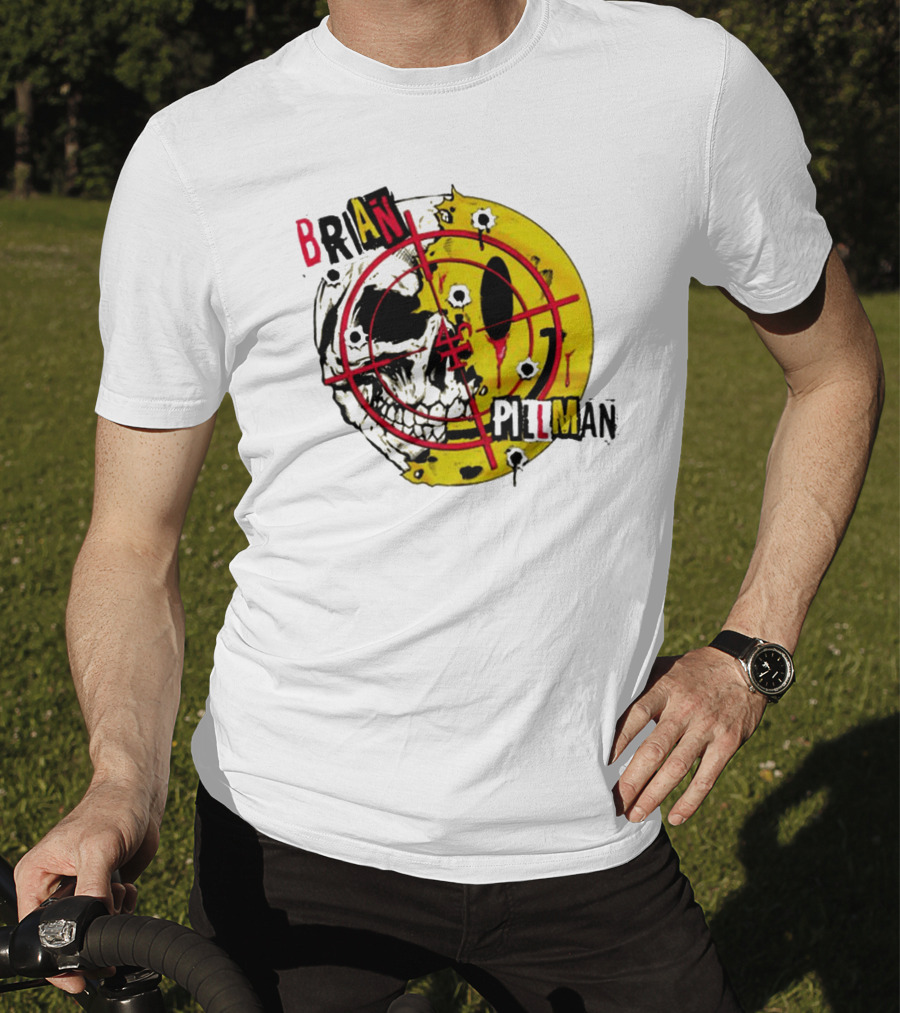 Brian Pillman Target Skull Headbang T-Shirt