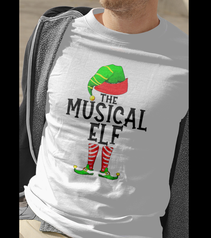The Musical Elf Christmas Family Ing T-Shirt