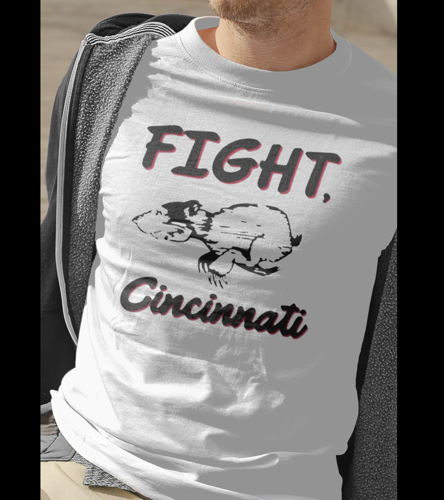 FIGHT CINCINNATI Football Bearcat T-Shirt