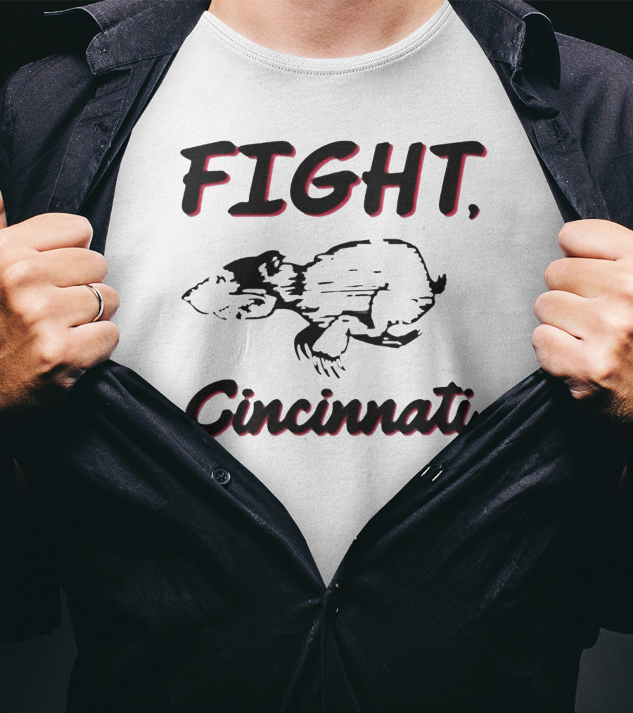 FIGHT CINCINNATI Football Bearcat T-Shirt