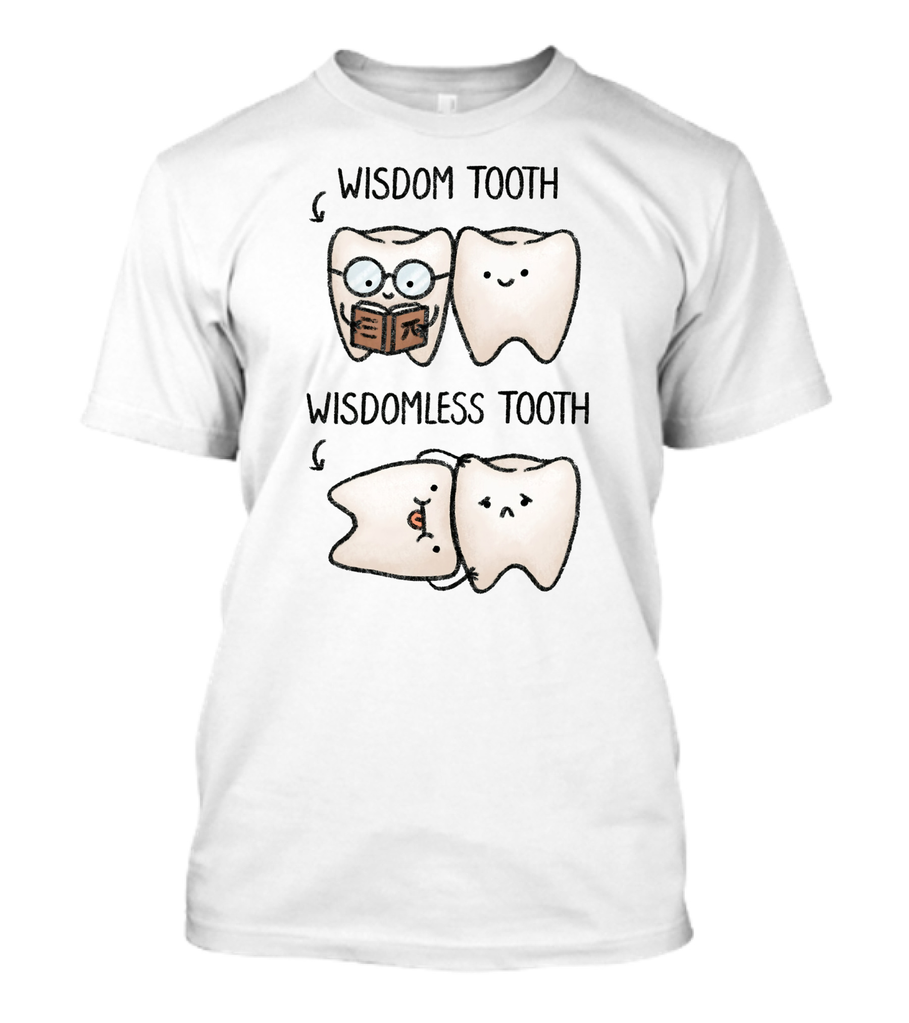 Wisdom Tooth Wisdomless Tooth Dentist Dvhh Pml T-Shirt