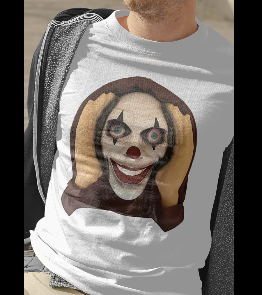 Spooky Clown IT Horror Mask T-Shirt