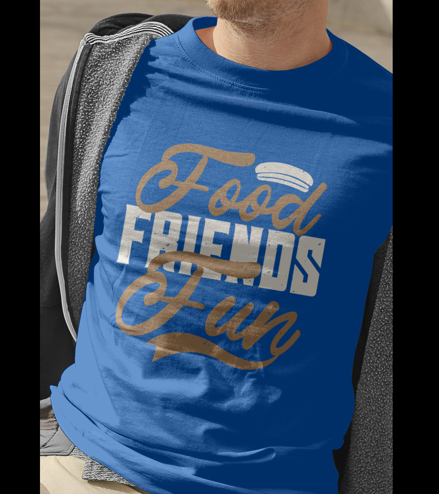 Food Friends Fun Sailor Hat T-Shirt