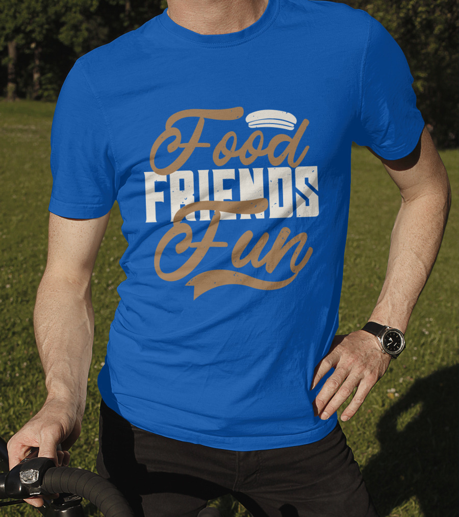 Food Friends Fun Sailor Hat T-Shirt