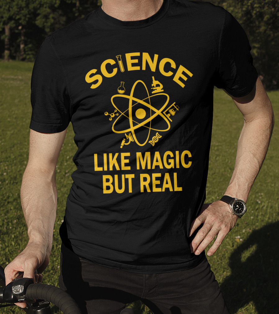 Science Like Magic But Real Atomic Microscope Elements T-Shirt