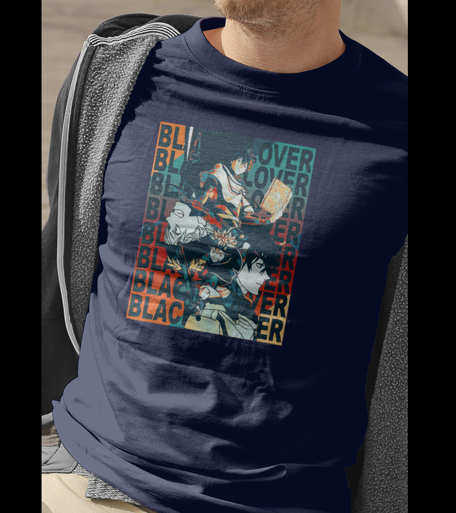 Black Clover Pop Manga Characters Dynamic Collage T-Shirt