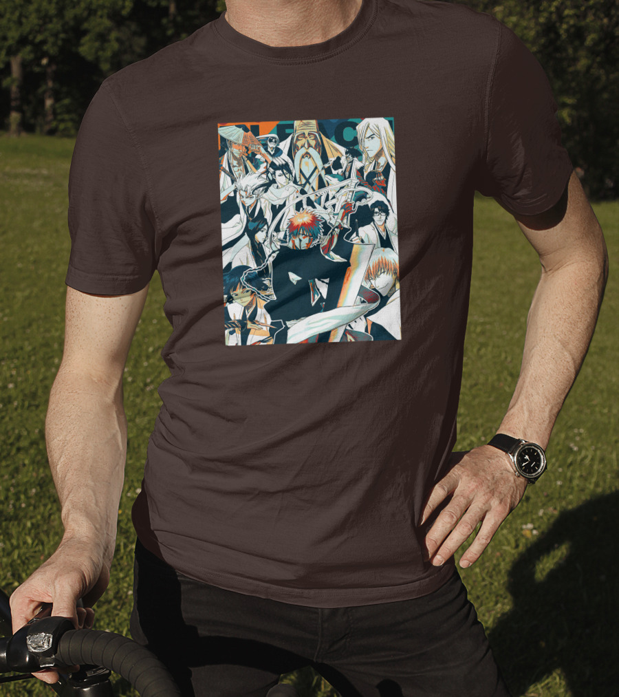 BLEACH Character Collage Manga Art POP T-Shirt