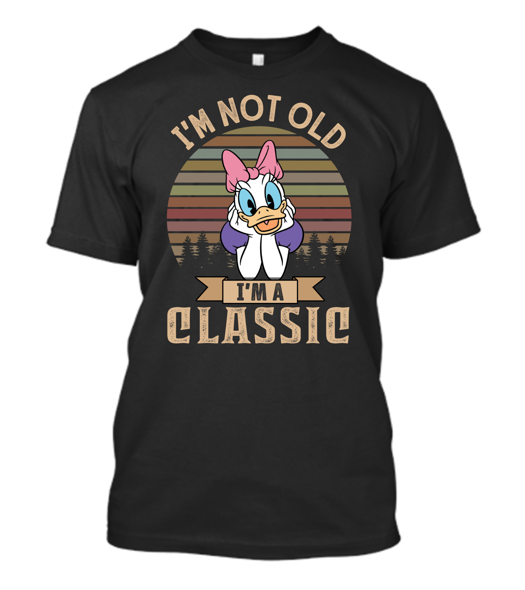 I'm Not Old I'm A Classic Daisy Duck Vintage Retro Style T-Shirt