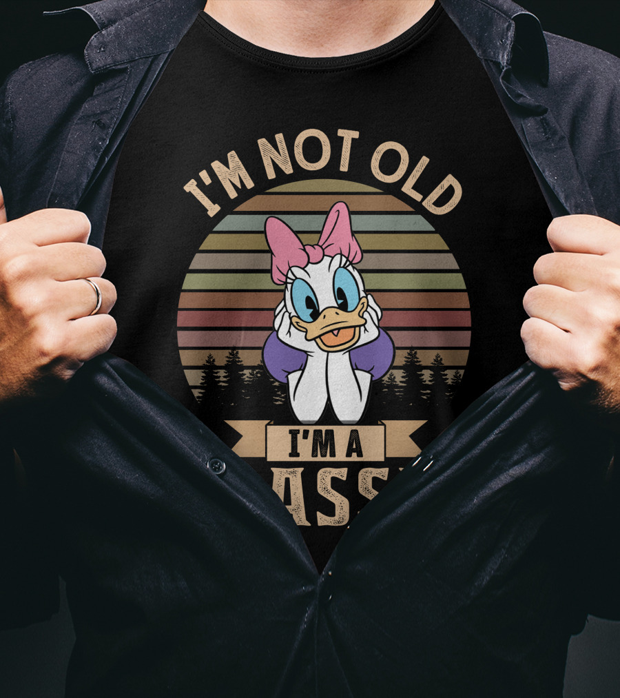 I'm Not Old I'm A Classic Daisy Duck Vintage Retro Style T-Shirt