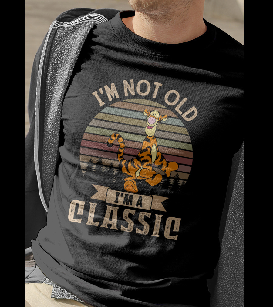 I'm Not Old I'm A Classic Tigger Retro Style T-Shirt
