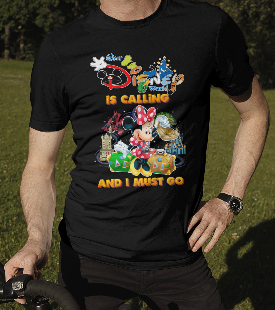 Walt Disney World Is Calling And I Must Go Minnie Luggage T-Shirt