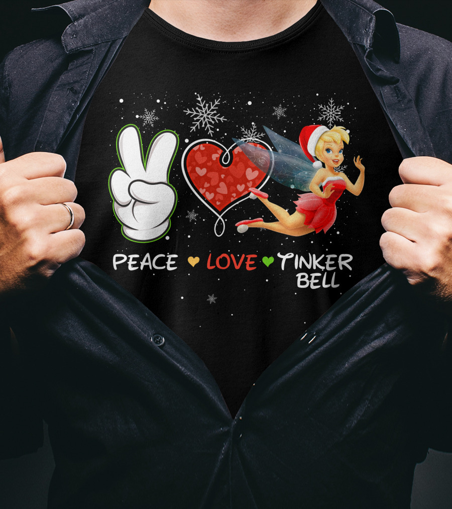 Peace Love Tinker Bell T-Shirt