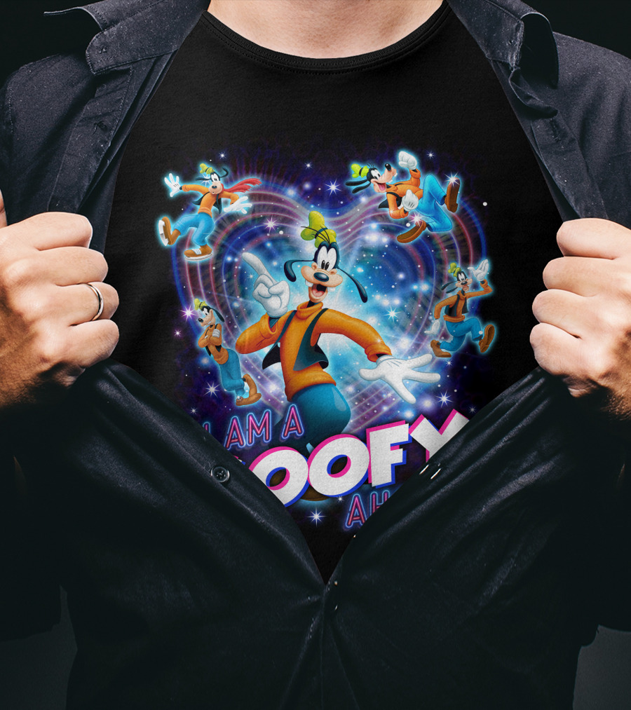 I Am A Goofy Aholic Disney Character Fan Tribute T-Shirt