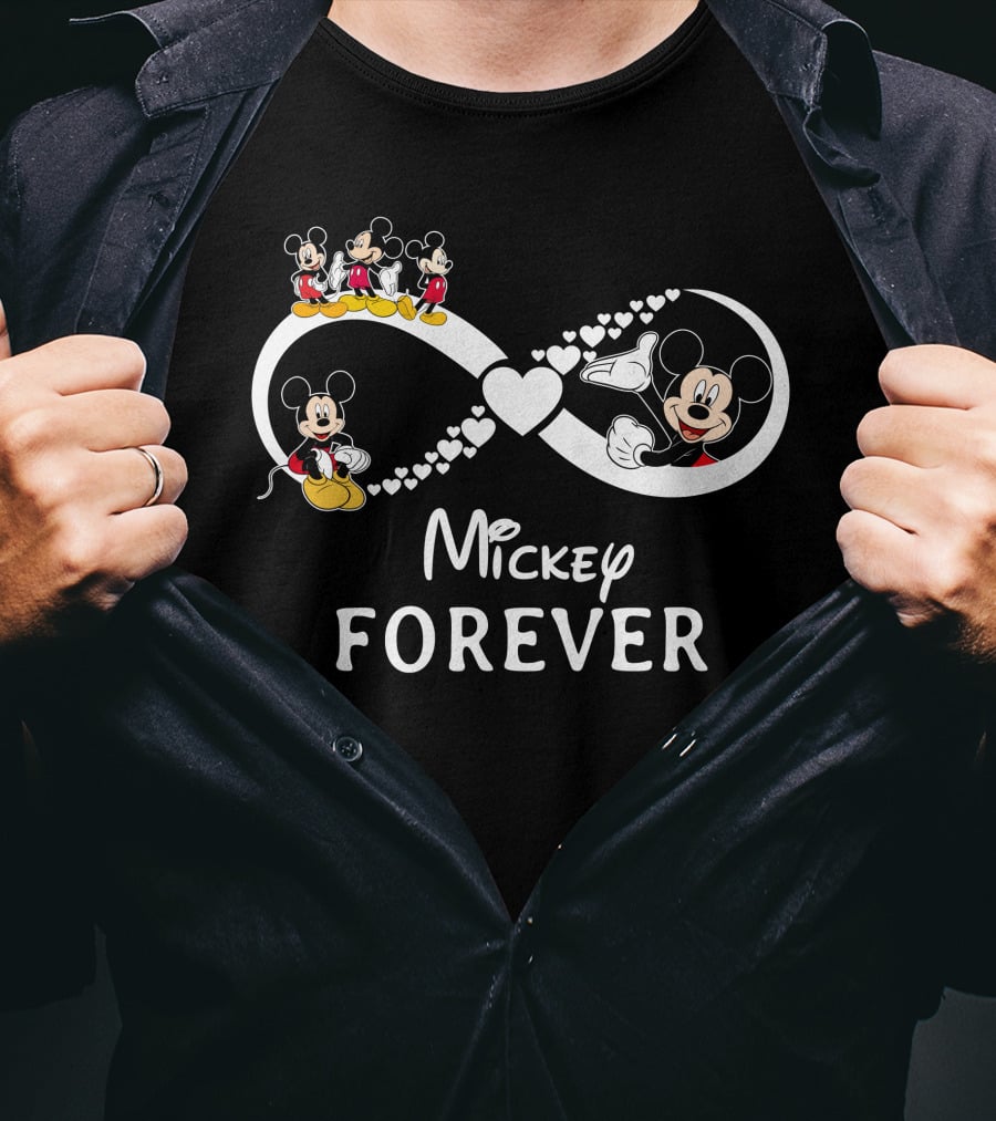 Mickey Forever Infinity Heart Animation T-Shirt