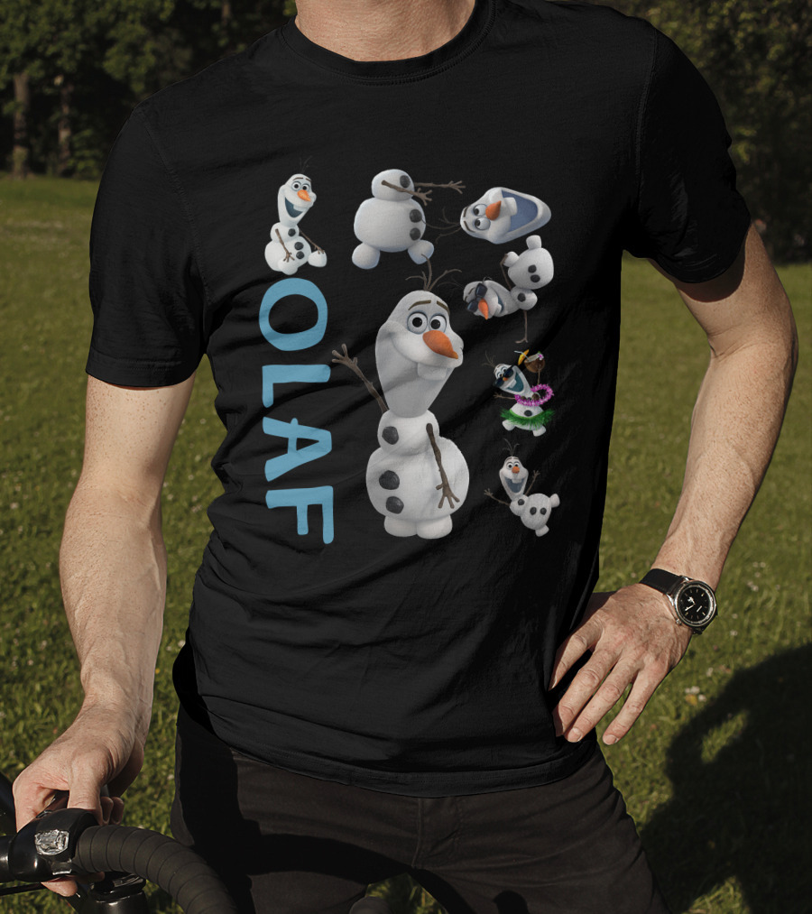 Olaf Frozen Character Multiple Poses And Expressions T-Shirt