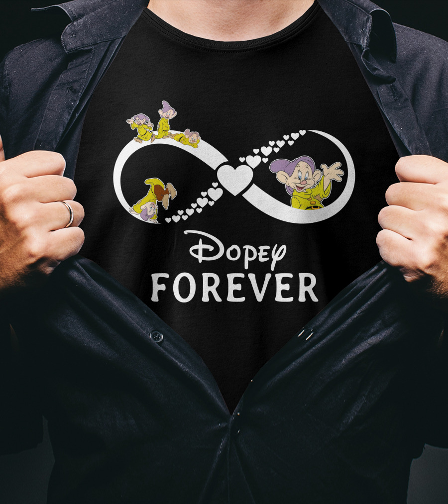 Dopey Forever Infinity Heart Symbol T-Shirt