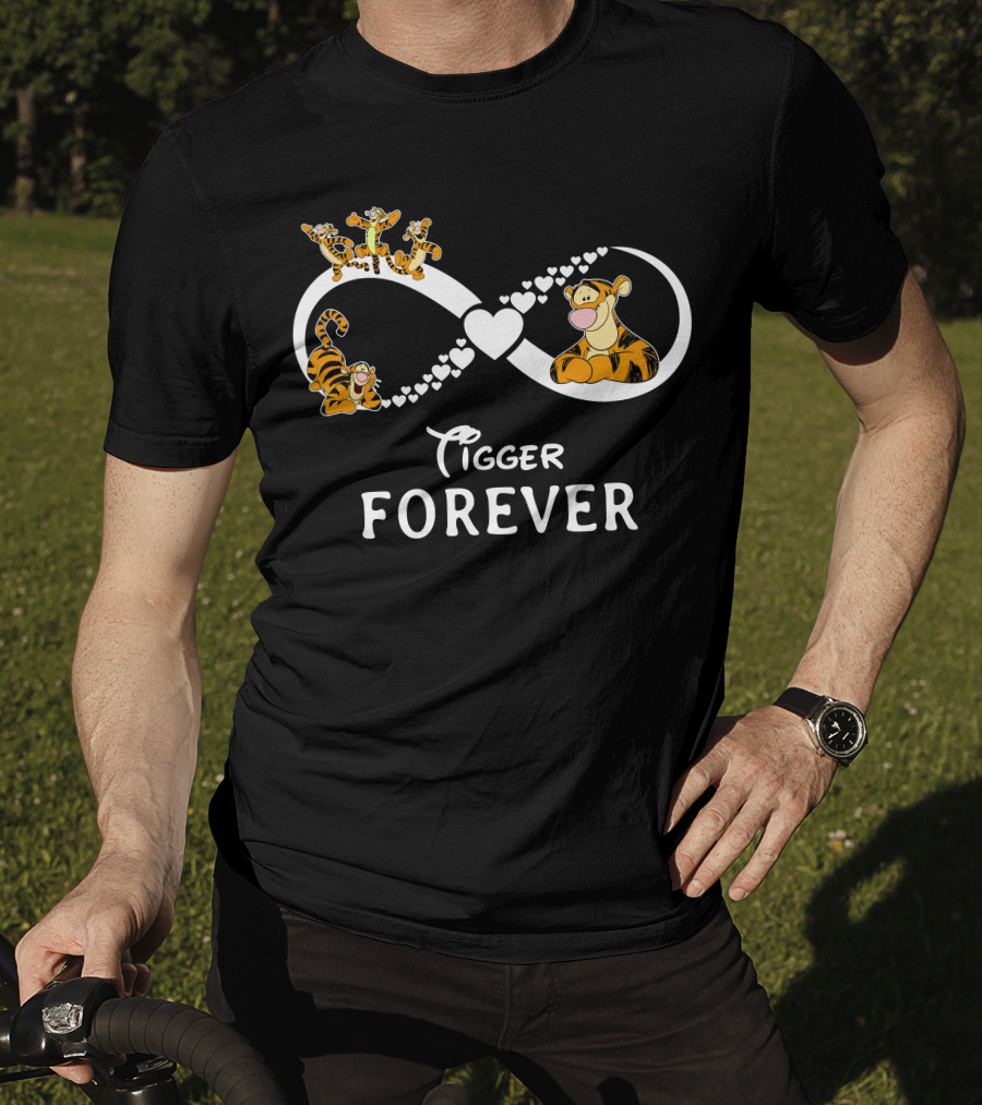 Tigger Forever Infinity Heart And Tigger T-Shirt
