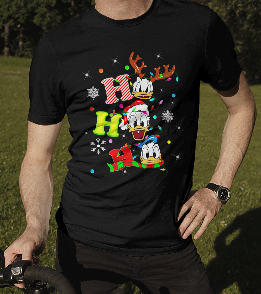 Ho Ho Ho Donald Duck Christmas Festive T-Shirt