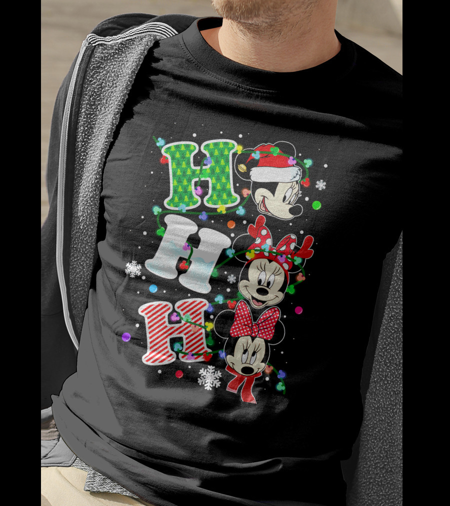Ho Ho Ho Minnie Christmas T-Shirt