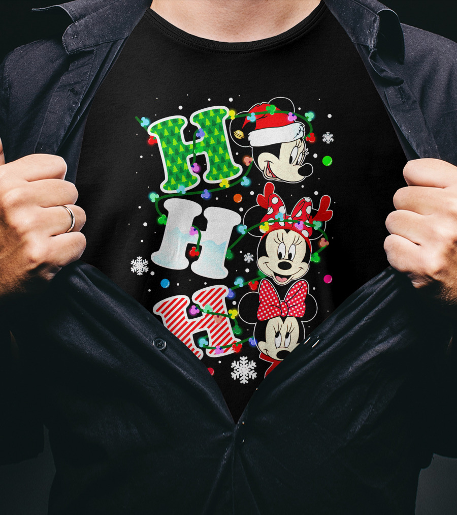 Ho Ho Ho Minnie Christmas T-Shirt