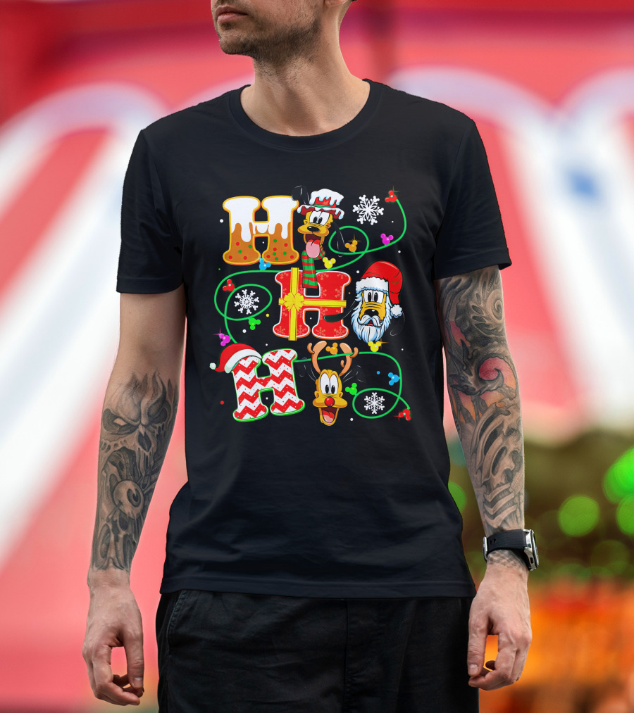 Ho Ho Ho Pluto Christmas Magic T-Shirt
