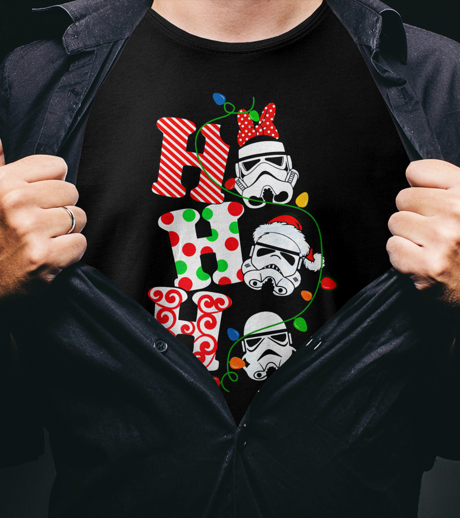 Star War Christmas Stormtrooper Ho Ho Ho Disney T-Shirt