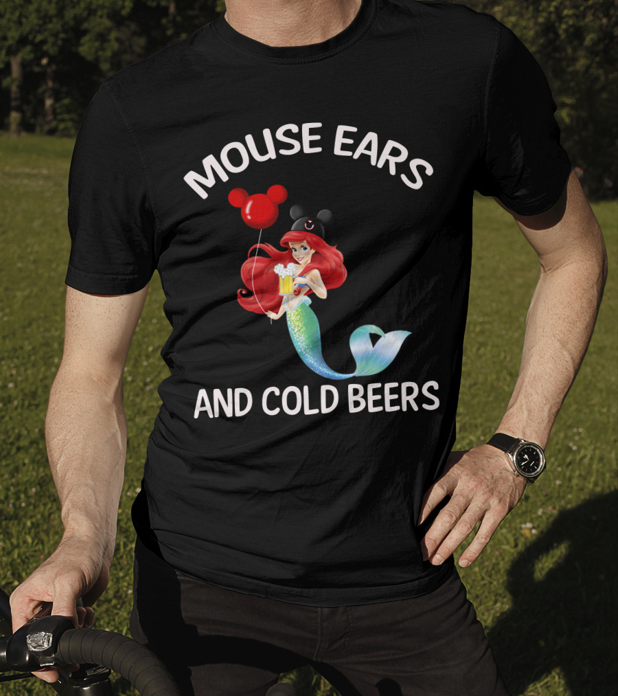 Mouse Ears And Cold Beers Ariel Balloon T-Shirt