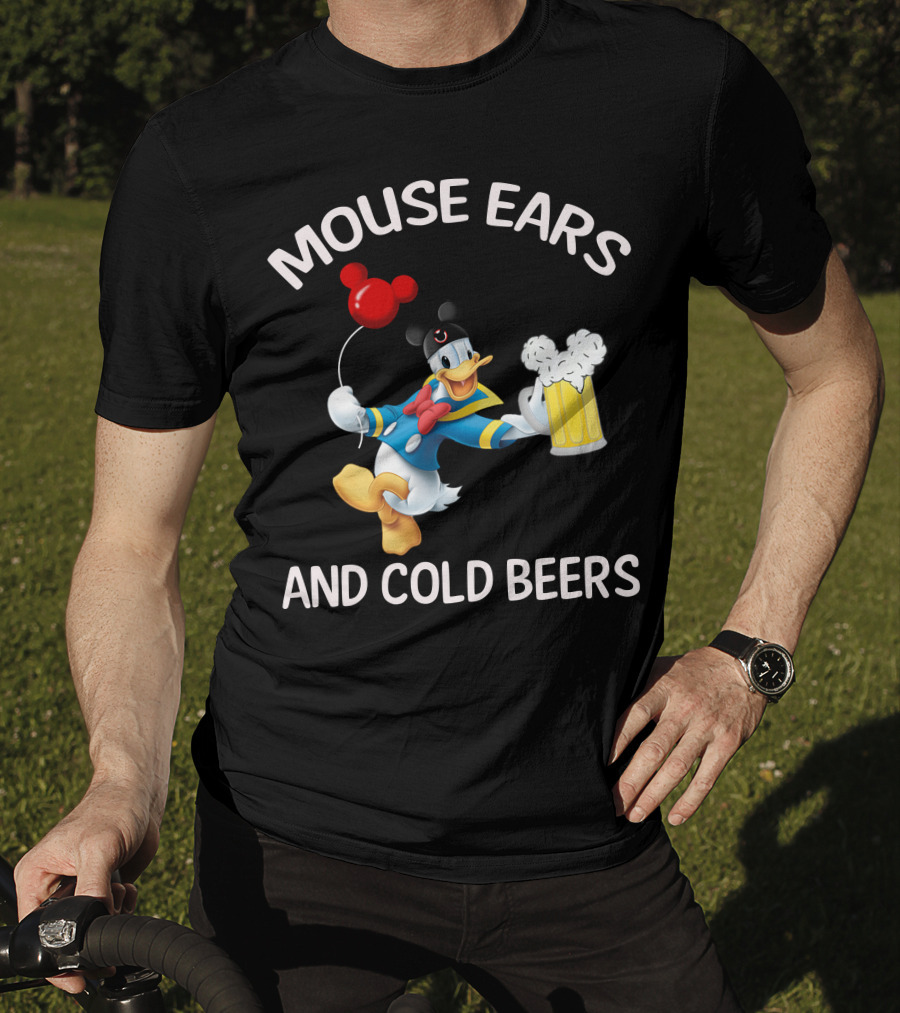 Mouse Ears And Cold Beers Donald Duck T-Shirt