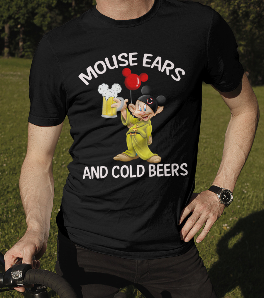 Mouse Ears And Cold Beers Dopey Mug Balloon T-Shirt