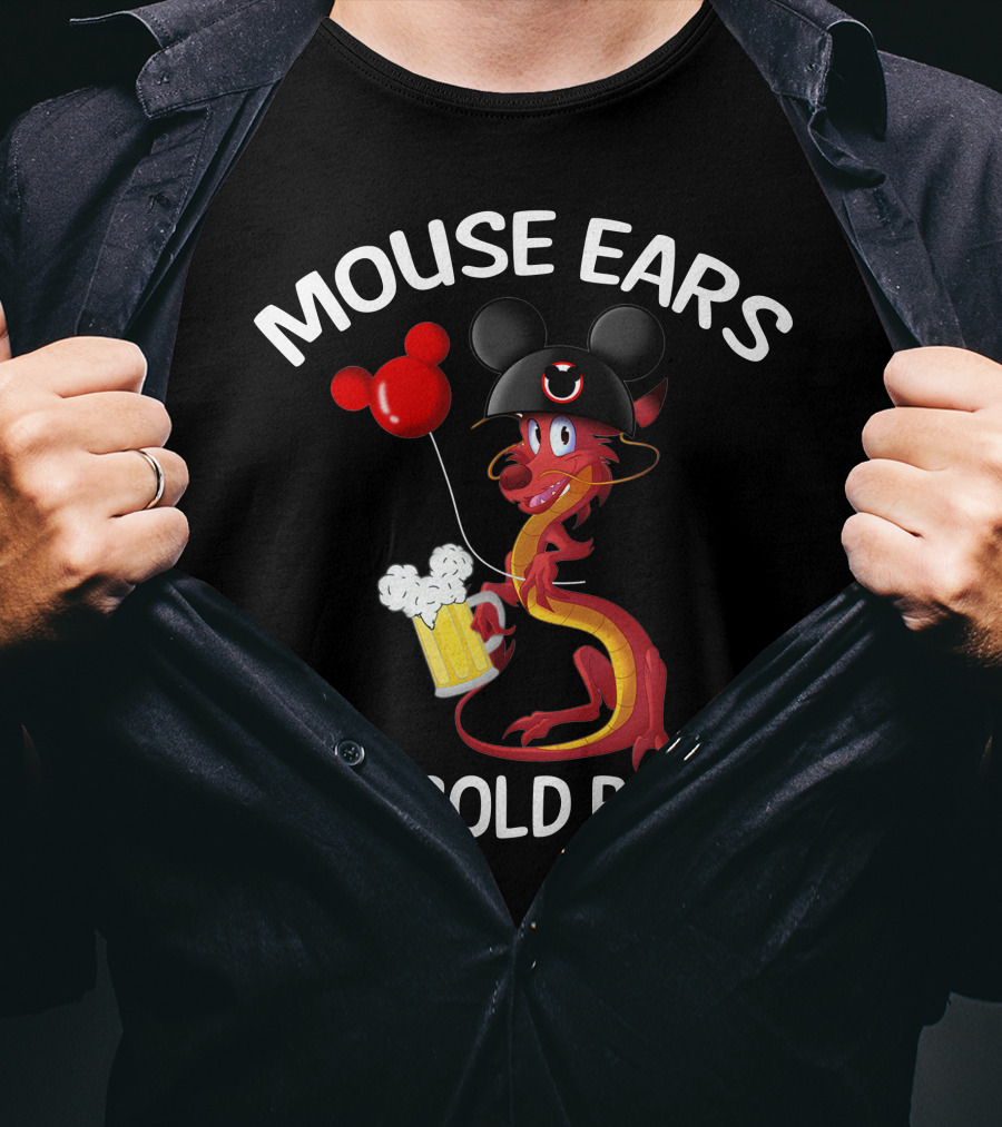 Mushu Mouse Ears And Cold Beers T-Shirt