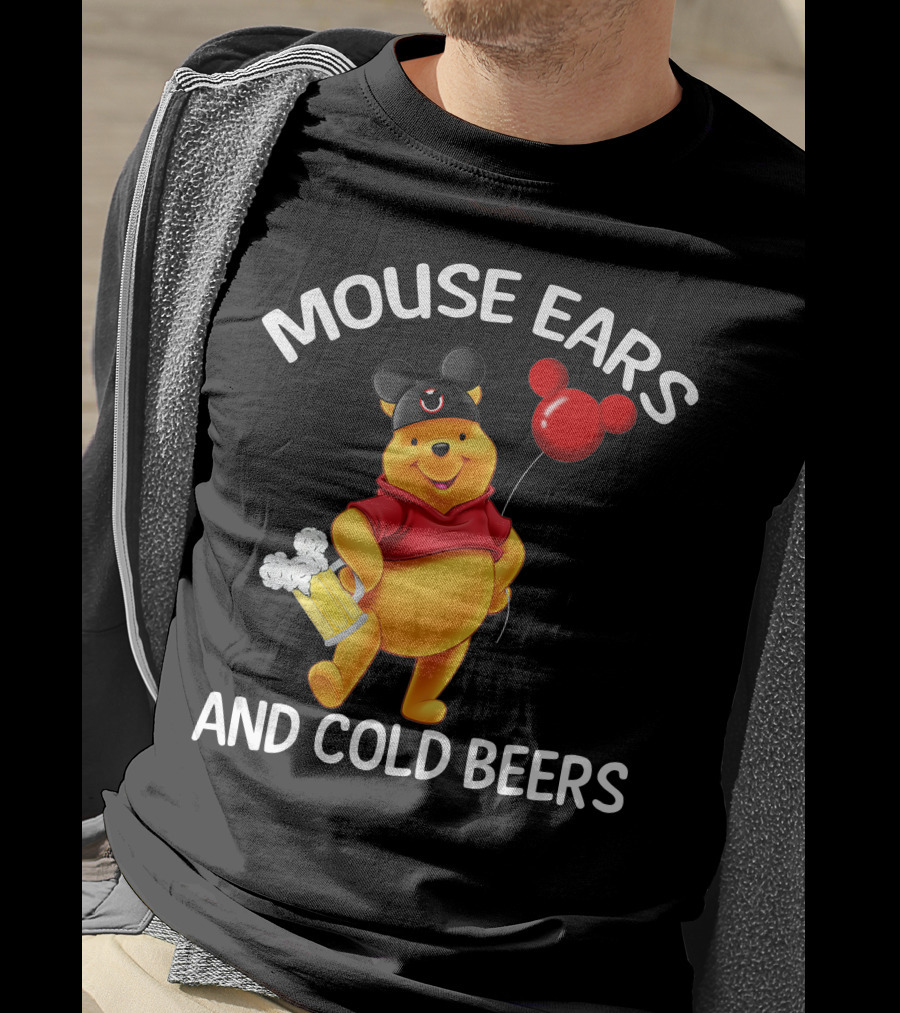 Mouse Ears And Cold Beers Balloon And Mug T-Shirt