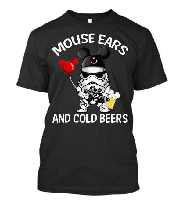 Mouse Ears And Cold Beers Stormtrooper T-Shirt