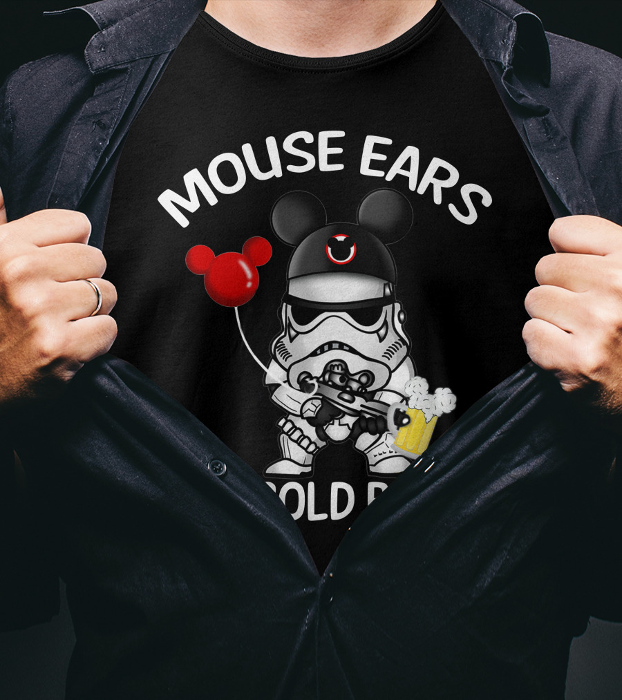 Mouse Ears And Cold Beers Stormtrooper T-Shirt