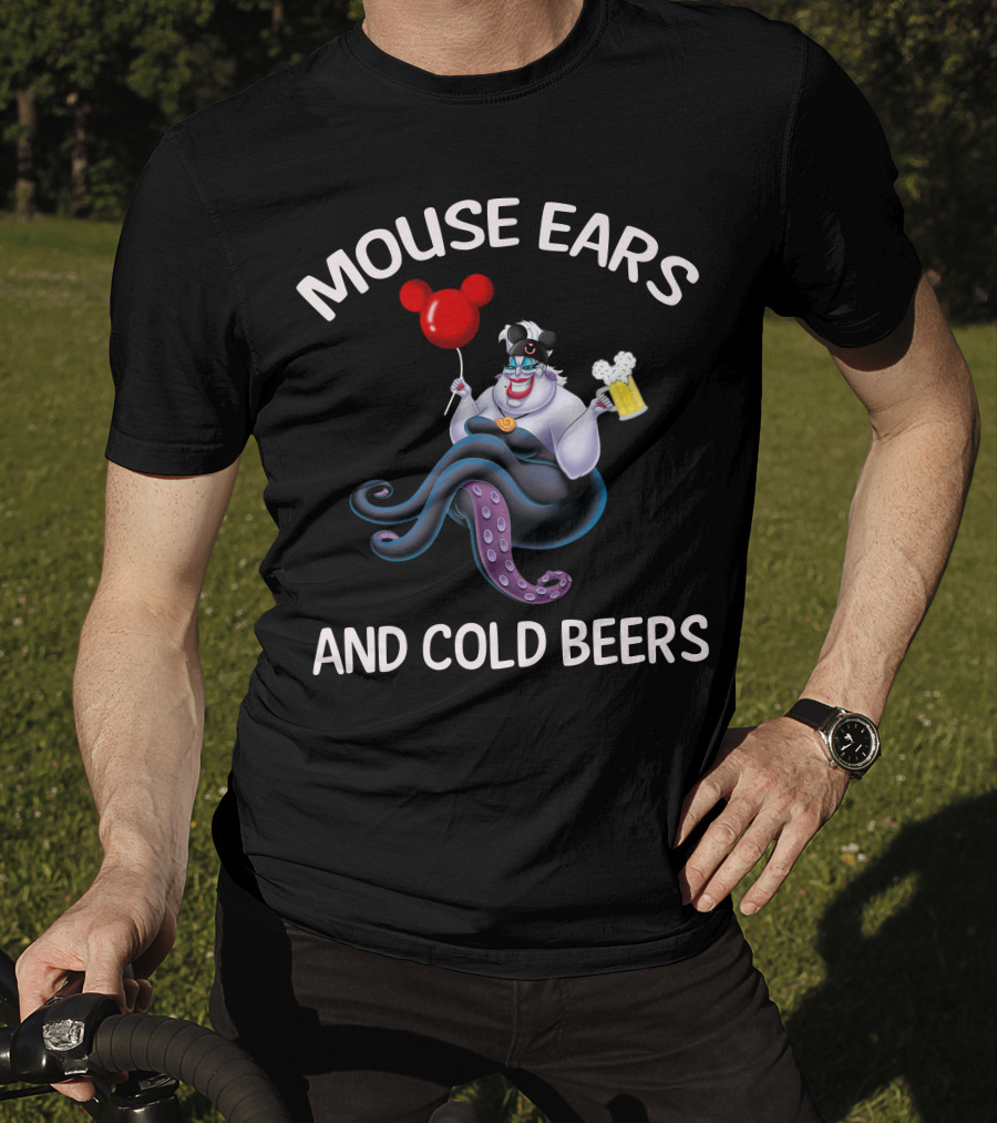 Mouse Ears And Cold Beers Ursula Balloon Beer Mug T-Shirt