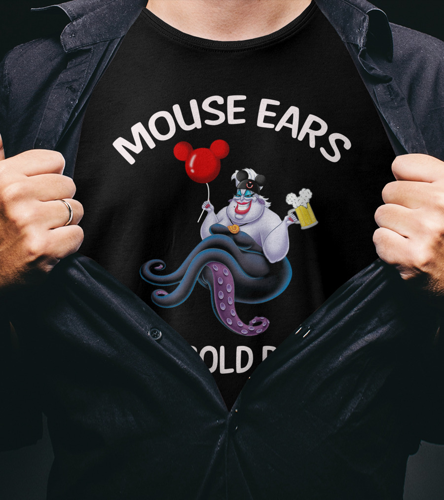 Mouse Ears And Cold Beers Ursula Balloon Beer Mug T-Shirt