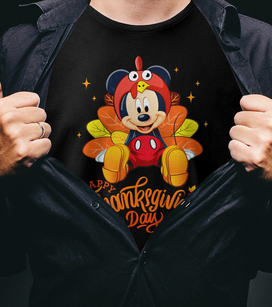 Mickey Happy Thanksgiving Day T-Shirt