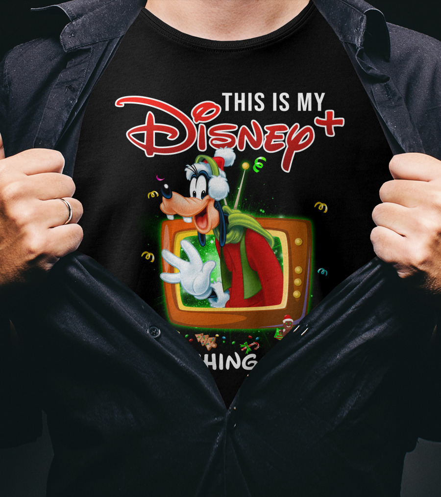 This Is My Disney+ Goofy Watching T-Shirt