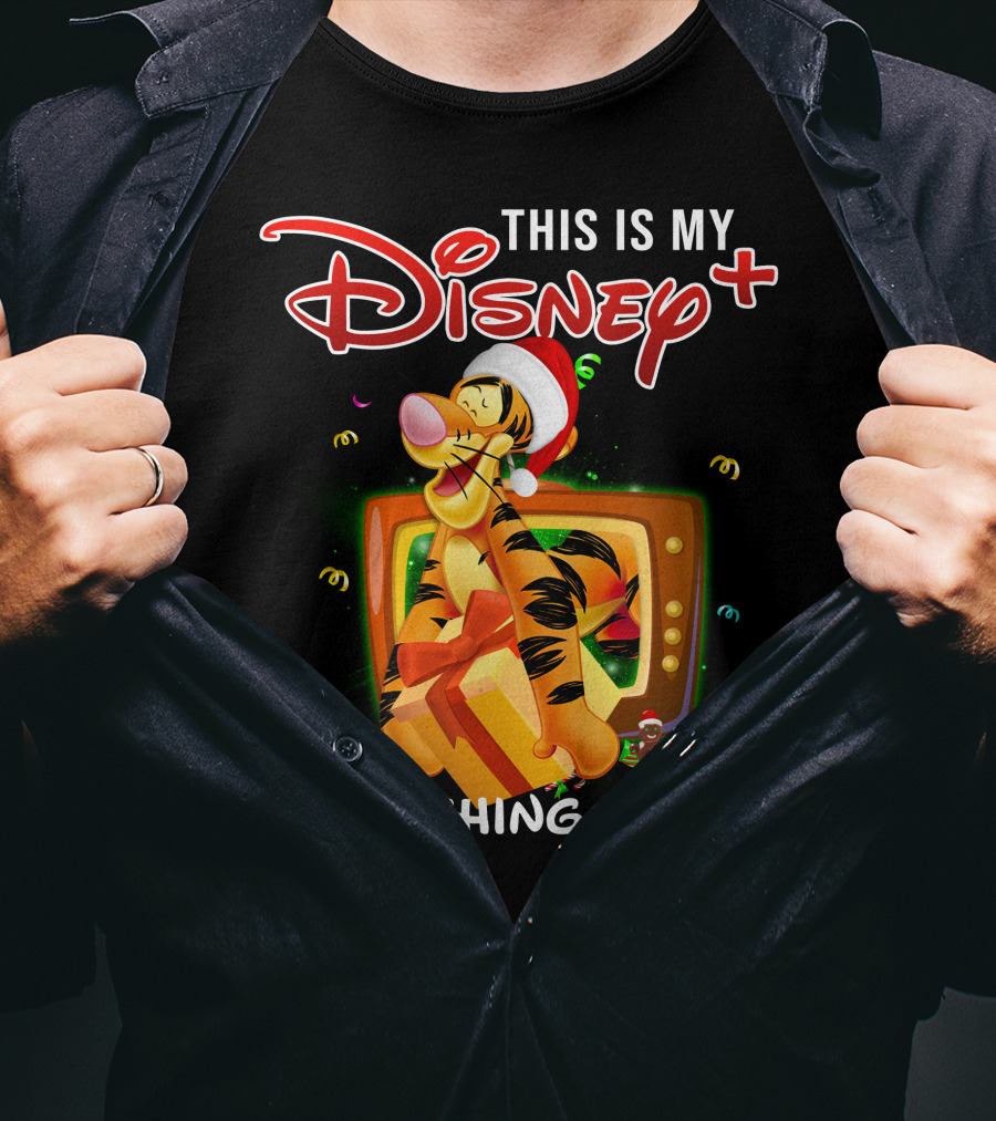 This Is My Disney+ Tigger Watching T-Shirt